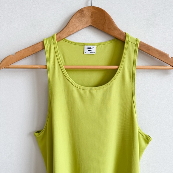 SUNDAY BEST • Odette Dress in Pear Green - Picture 4 of 11